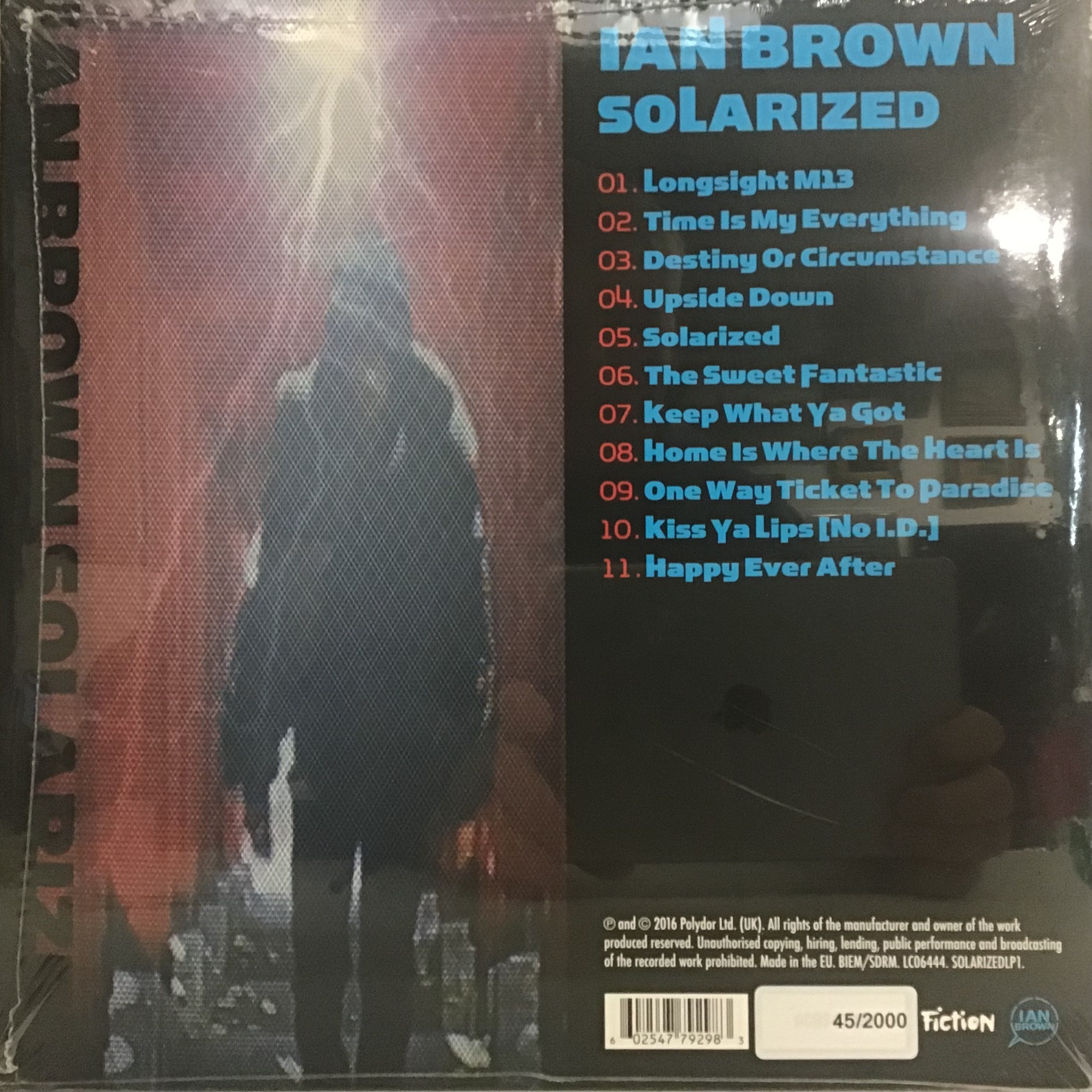 IAN BROWN ‘SOLARISED’ FROM RECORD STORE DAY 2016. Found here on limited number 45/2000 on Fiction - Bild 2 aus 2