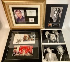 DAVID BOWIE ITEMS OF INTEREST X 5. Here we find 2 b/w press photos taken by David Koppel (Fleet