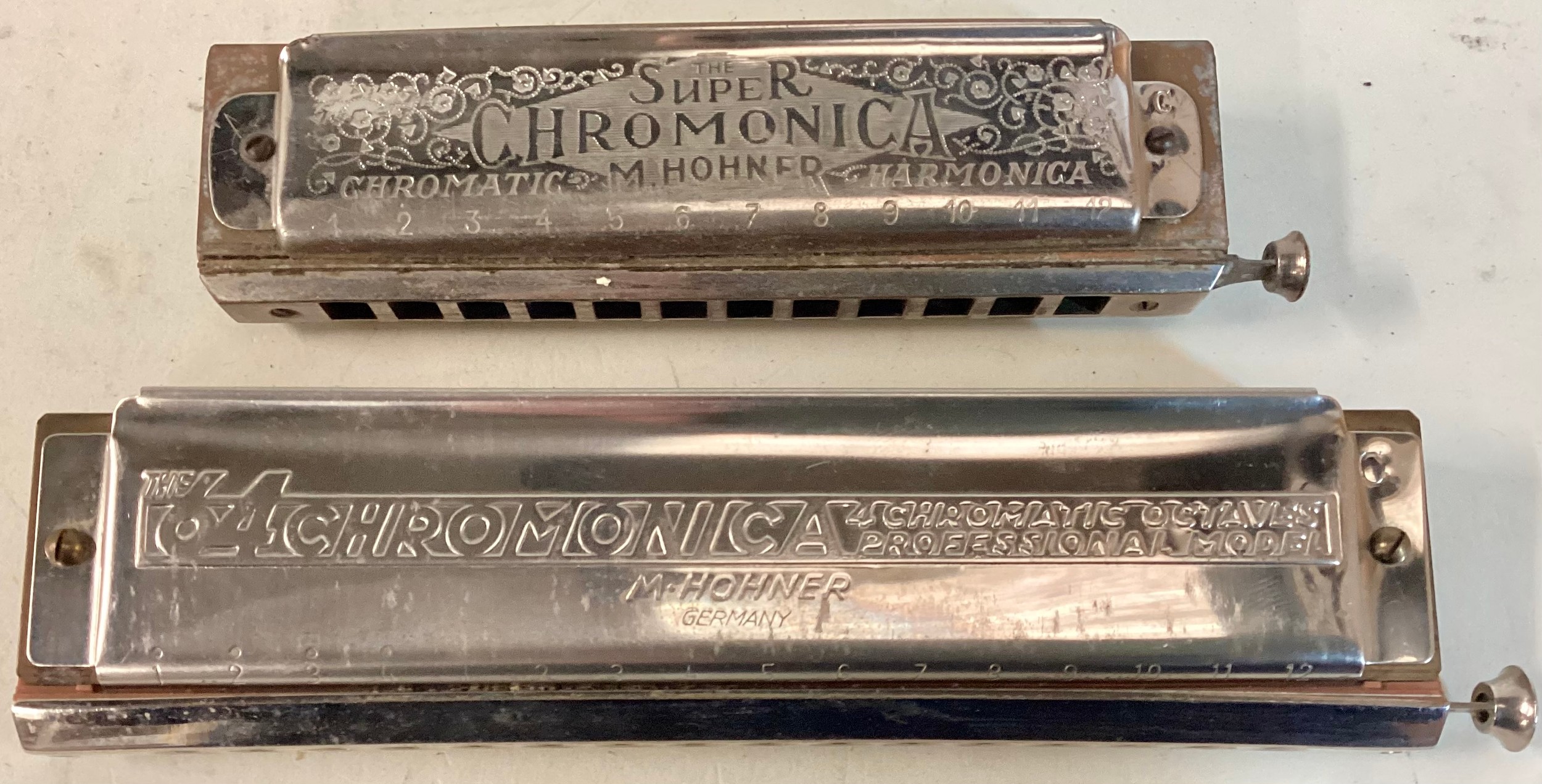 HOHNER HARMONICA’S X 2. Found here in their original containers we have a Professional Chromonica - Bild 4 aus 5