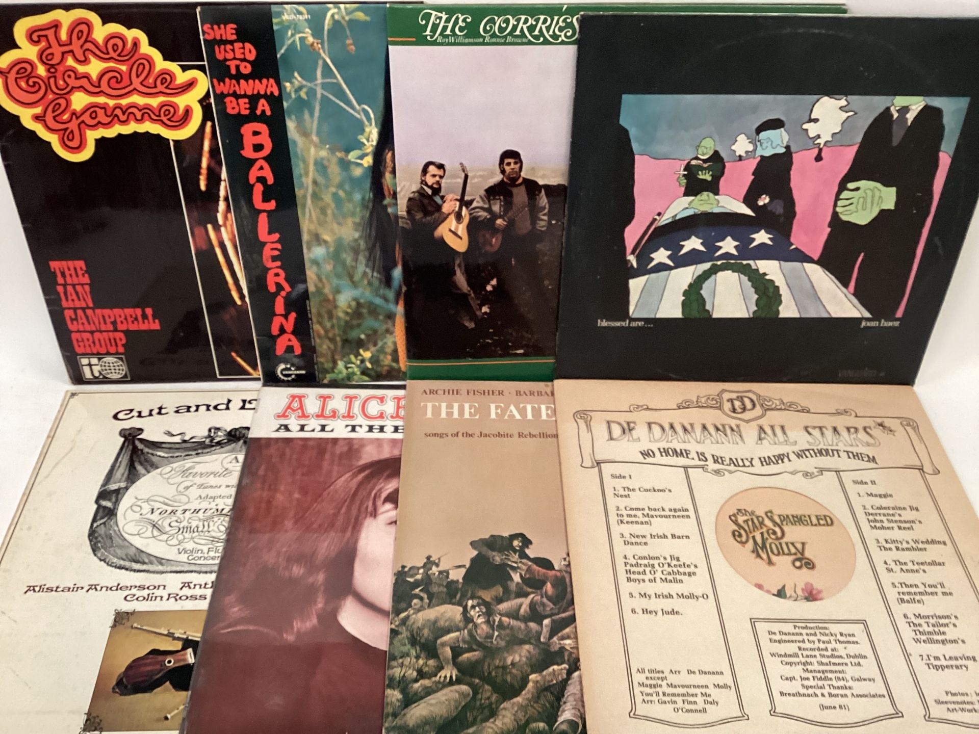 COLLECTION OF VARIOUS FOLK RELATED VINYL ALBUMS. Here we find artists to include - The Ian - Image 4 of 4