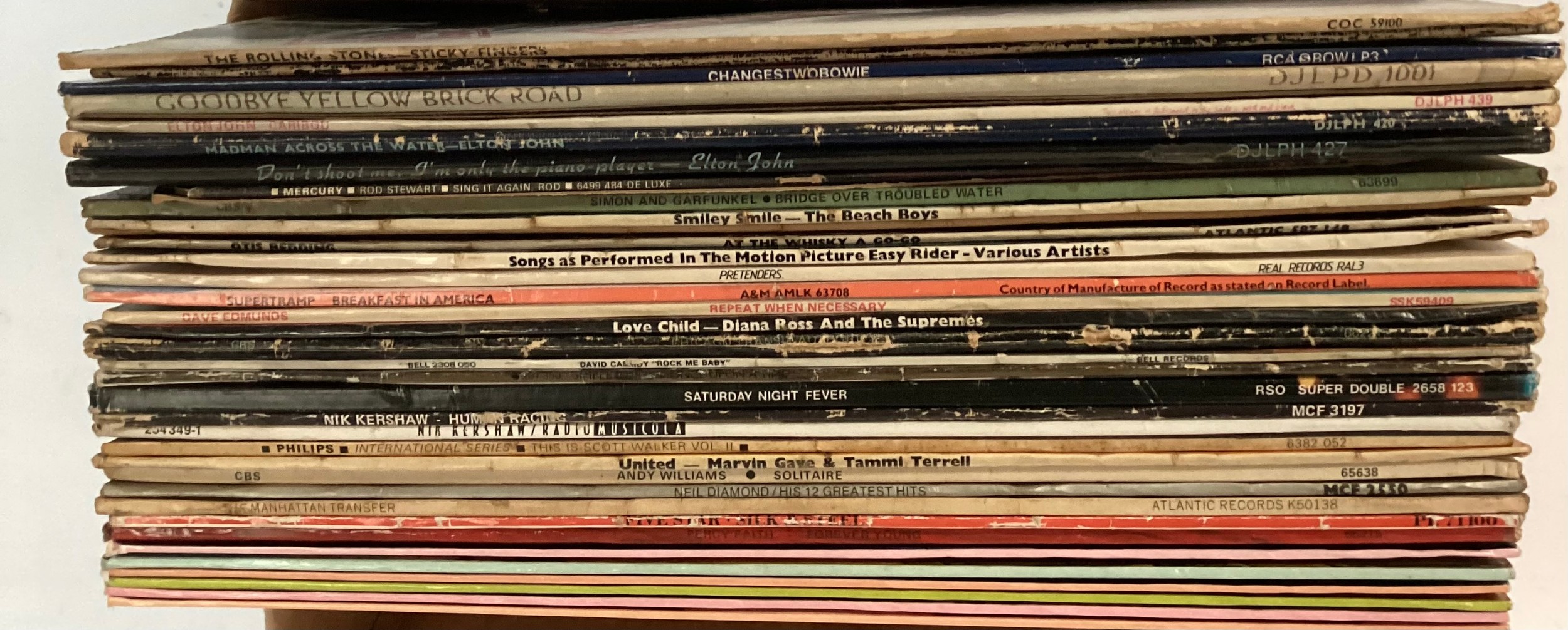 BOX OF VARIOUS ROCK & POP VINYL LP RECORDS. Containing various genres and including artists - Marvin - Bild 2 aus 3