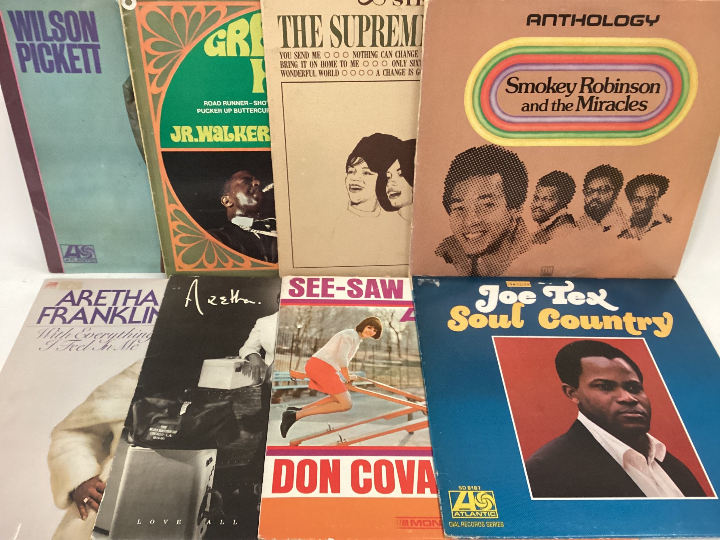 BOX OF VARIOUS MOTOWN AND SOUL RELATED VINYL LP RECORDS. This selection includes artists - Shelley - Image 3 of 4