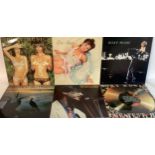 COLLECTION OF 6 RELATED ROXY MUSIC VINYL LP RECORDS. Titles here include - Country Life (pink rim) -