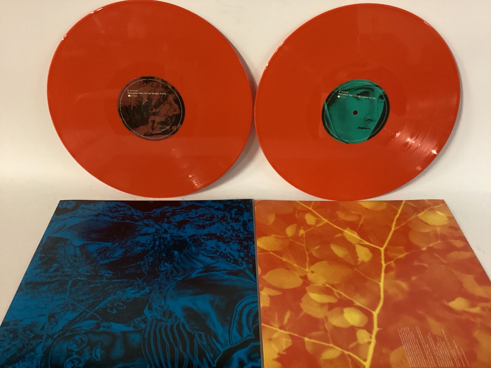 PORCUPINE TREE 'ON THE SUNDAY OF LIFE' DOUBLE ALBUM PRESSED ON RARE ORANGE COLOURED VINYL. Found - Image 3 of 3