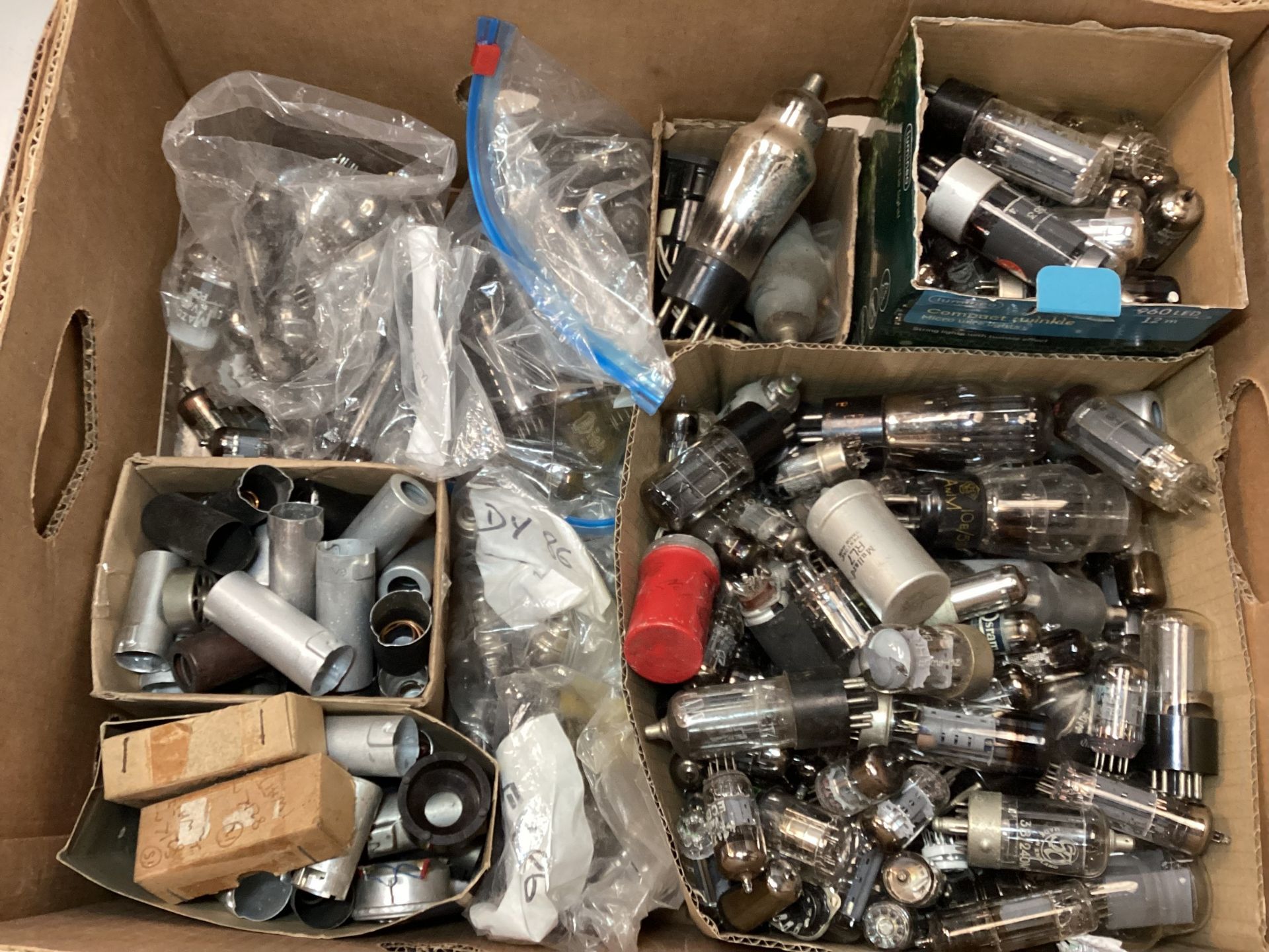 LARGE BOX OF VARIOUS VALVES. A very mixed selection of used valves found here in various conditions.