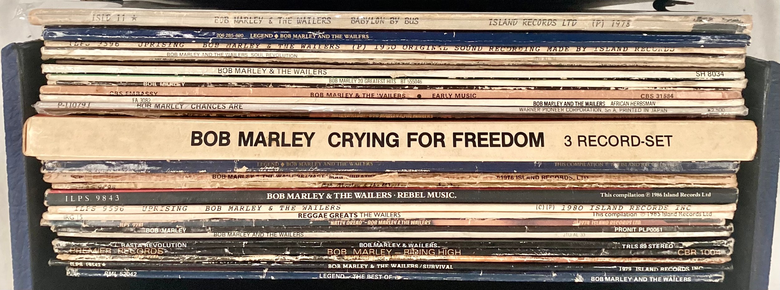CASE OF VARIOUS BOB MARLEY AND THE WAILERS VINYL LP RECORDS. Here we find various titles to - Image 2 of 4