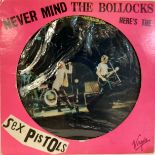 THE SEX PISTOLS PICTURE DISC ALBUM 'NEVER MIND THE BOLLOCKS'. Nice picture disc of this iconic