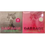 GARBAGE VINYL COLOURED LP RECORDS. Here we find both the same titled albums ‘No Gods No Masters’.