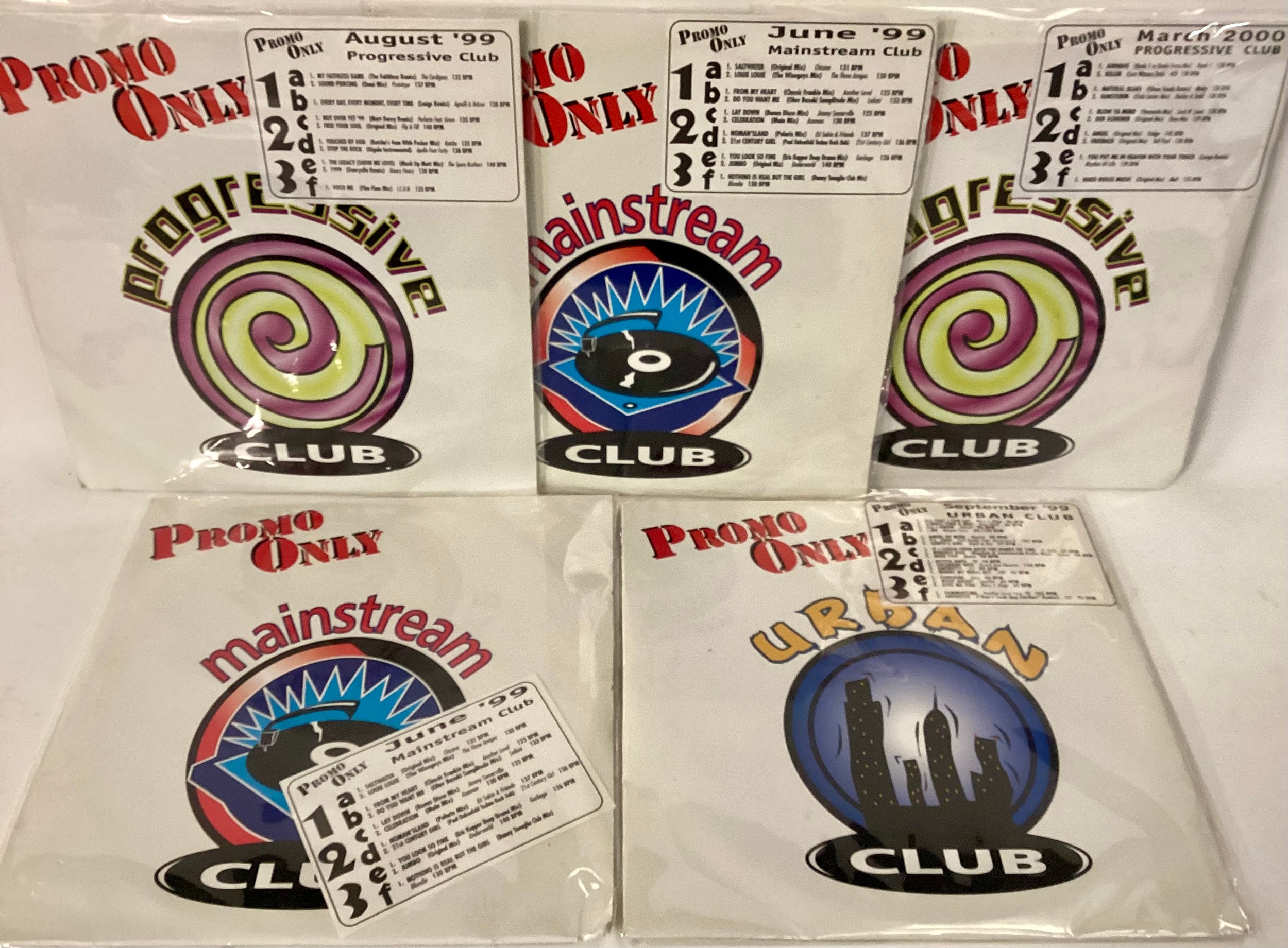 DJ ONLY / PROMO ONLY SET OF 5 TRIPLE PACK UNPLAYED VINYLS. As new found here unplayed are the