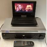 DVD PLAYERS X 3. Found here are DVD players from Sony - JVC (with remote and instruction book )