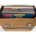 COLLECTION OF ELVIS PRESLEY VINYL LP RECORDS. This selection includes soundtrack and hit albums