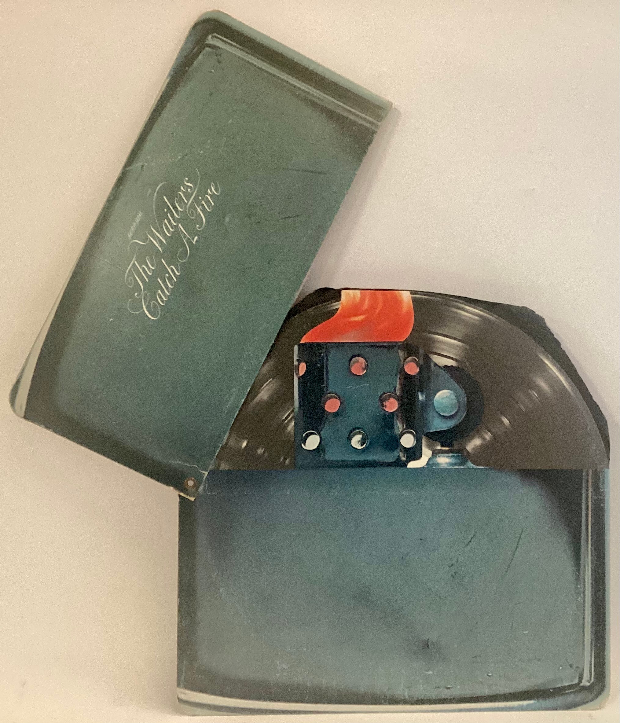 BOB MARLEY AND THE WAILERS LP ‘CATCH A FIRE’ IN RARE ZIPPO LIGHTER SLEEVE. From 1973 on Island - Image 3 of 6