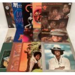 SELECTION OF THE JACKSONS VINYL RELATED ALBUMS. To include albums by - Michael Jackson - Jermaine