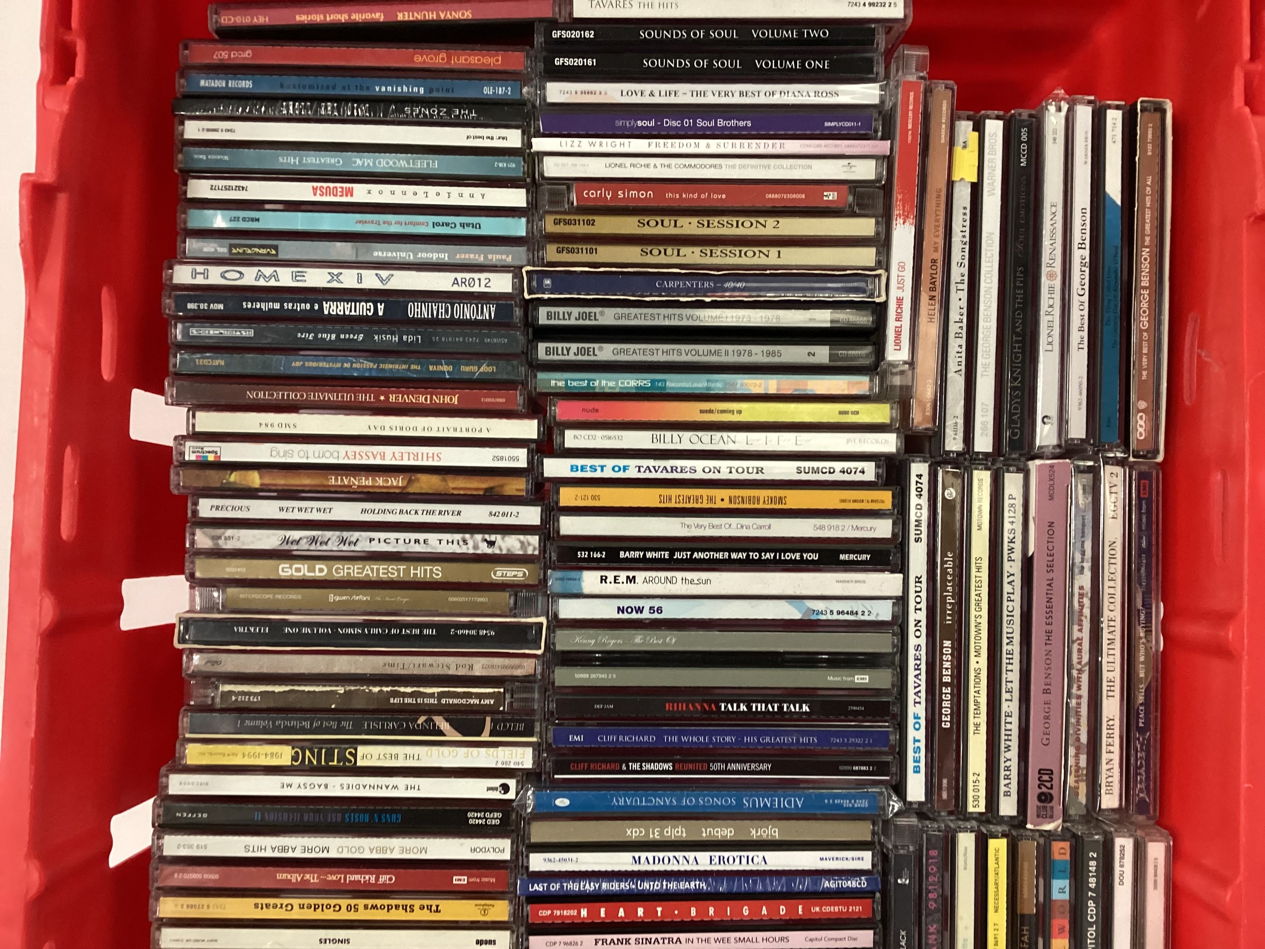 COMPACT DISC TRAY OF ROCK AND POP CD’S. This large tray contains various artists to include - - Image 2 of 3