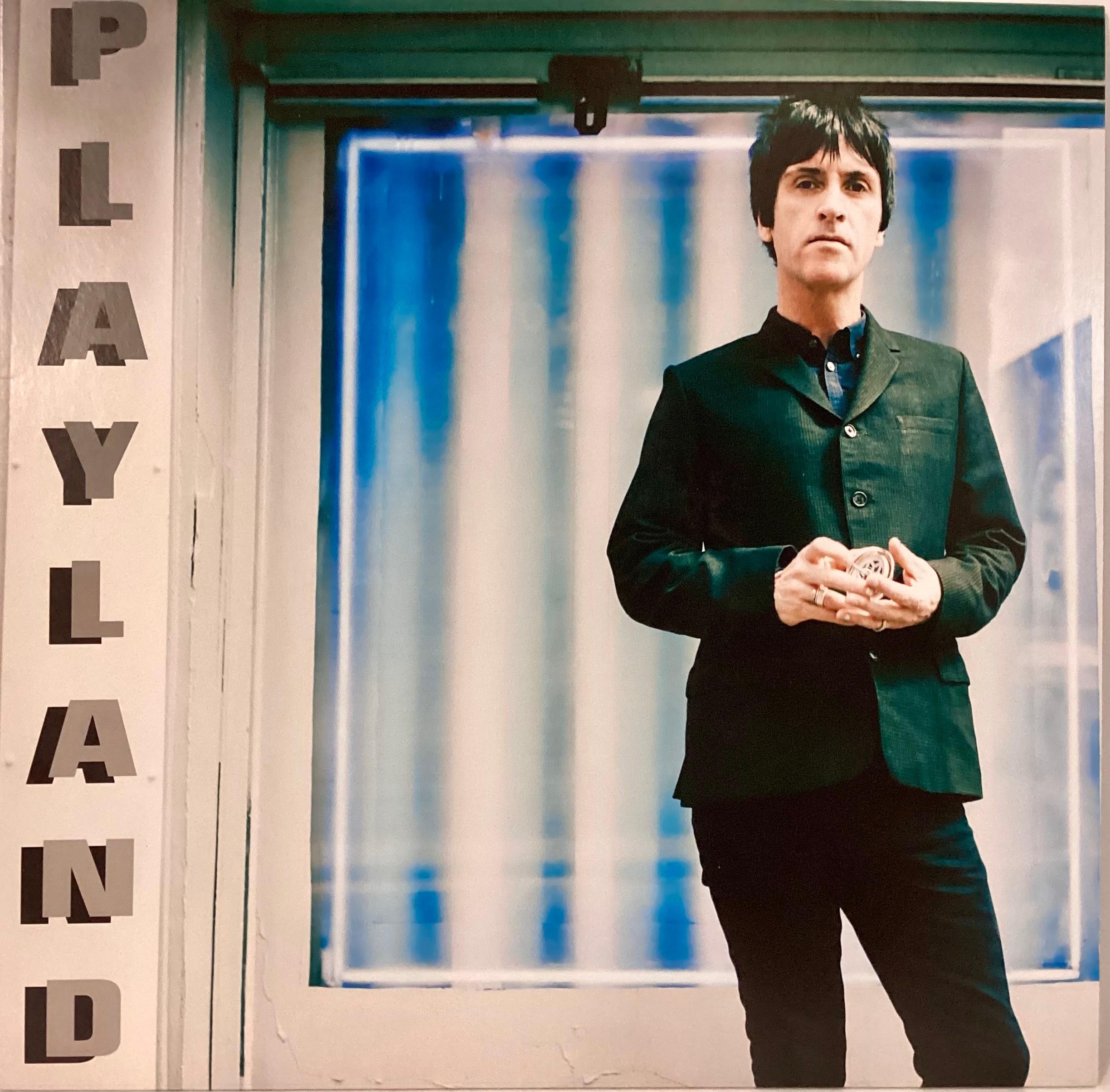 JOHNNY MARR 'PLAYLAND' VINYL LP LIMITED EDITION. Pressed on Aqua blue coloured vinyl on Warner