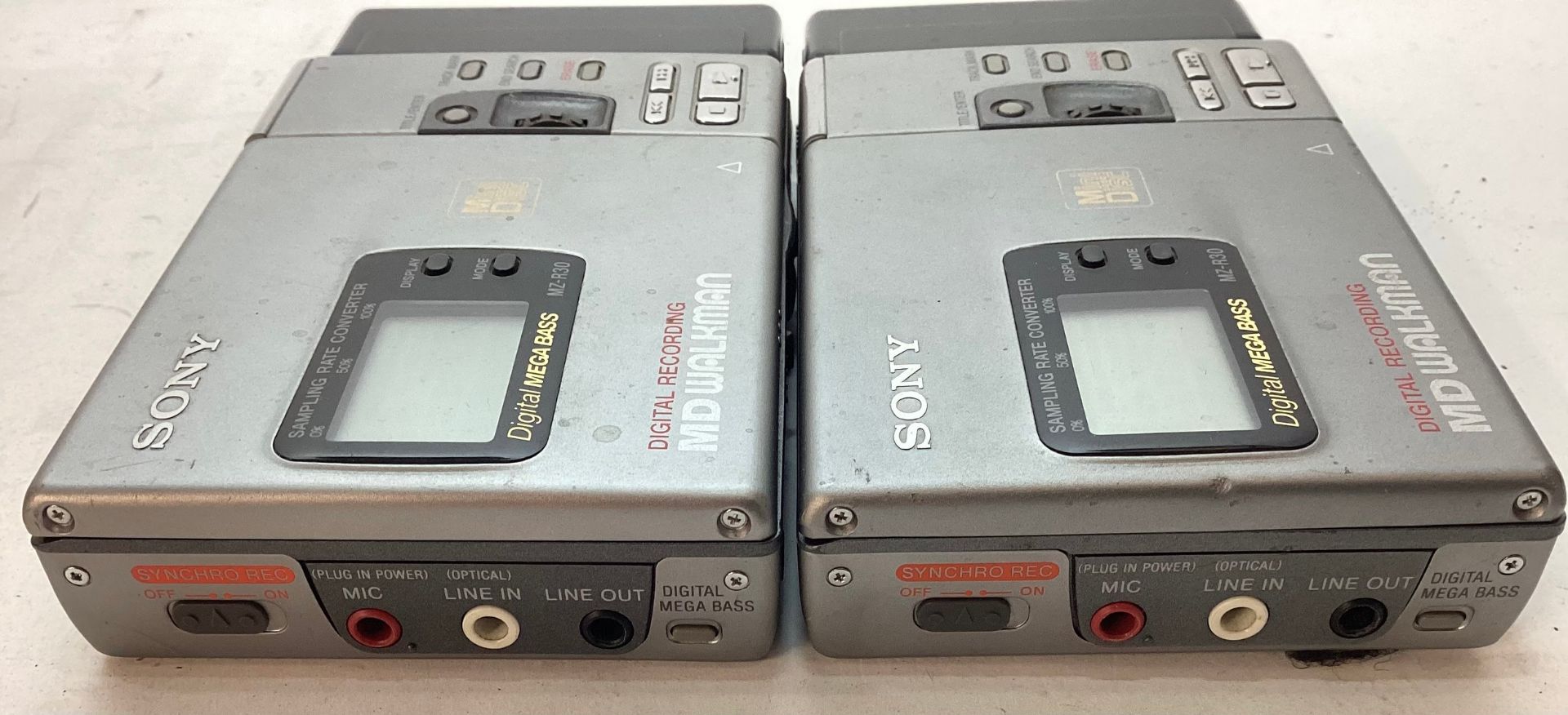 SONY MINI-DISC PLAYERS X 2. These are digital minidisc players/ recorders. They are model No. MZ- - Image 3 of 4