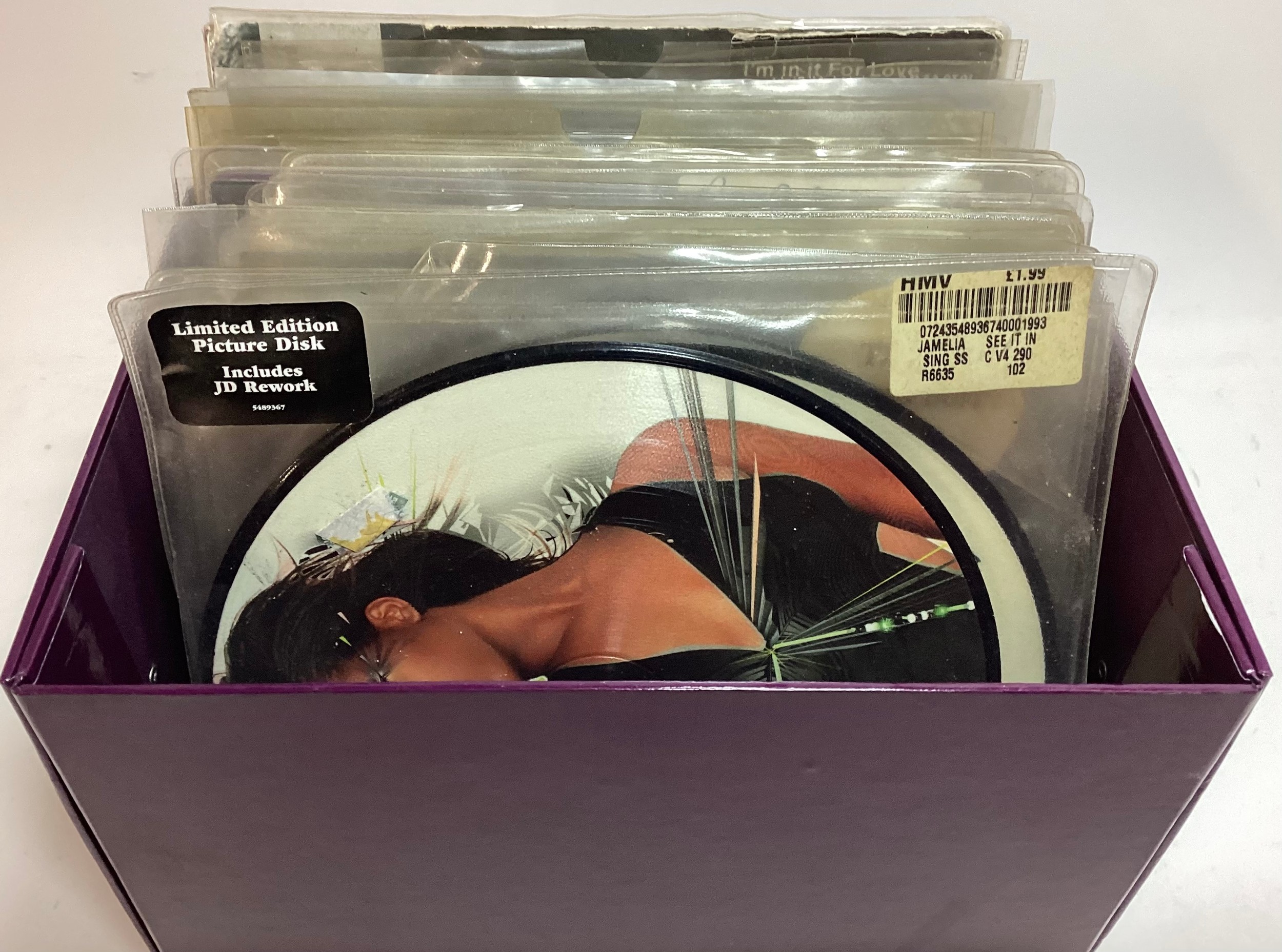 COLLECTION OF VARIOUS PICTURE DISC 7” SINGLES. Artists here include - The Cult - Tracey Ullman -