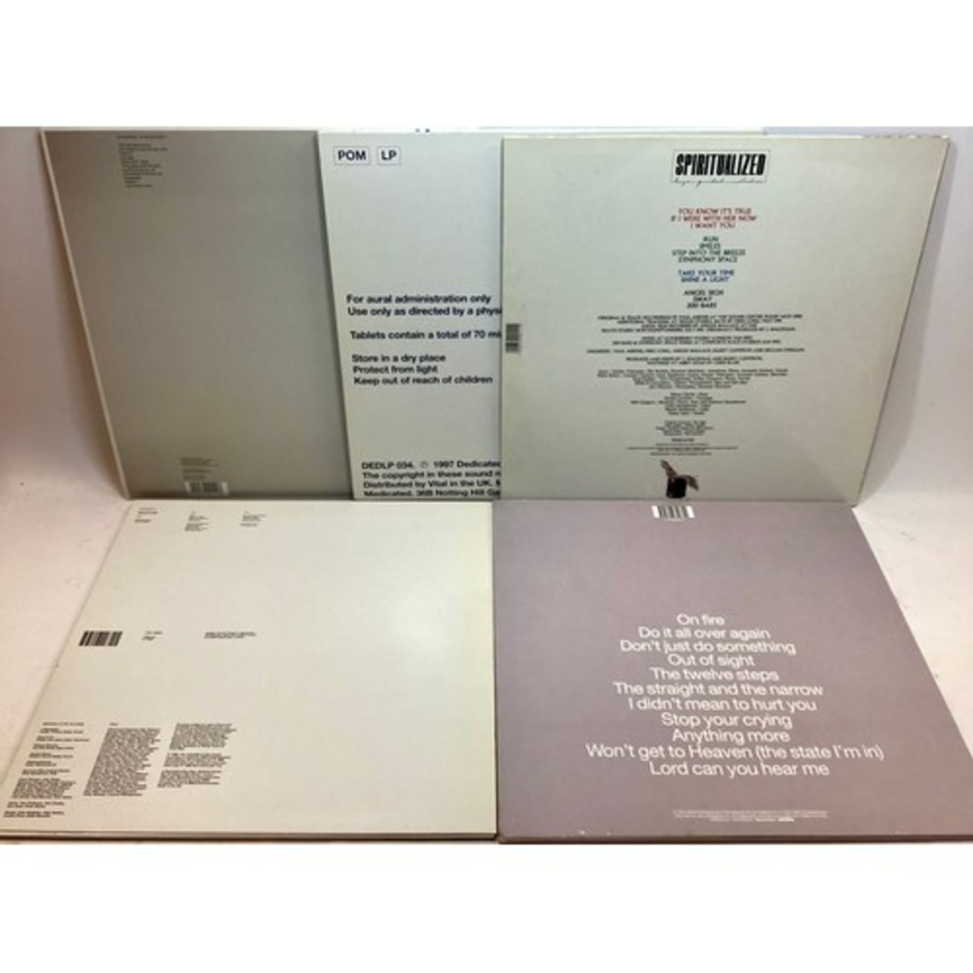 COLLECTION OF 5 x SPIRITUALIZED VINYL LP RECORDS. - Image 2 of 3