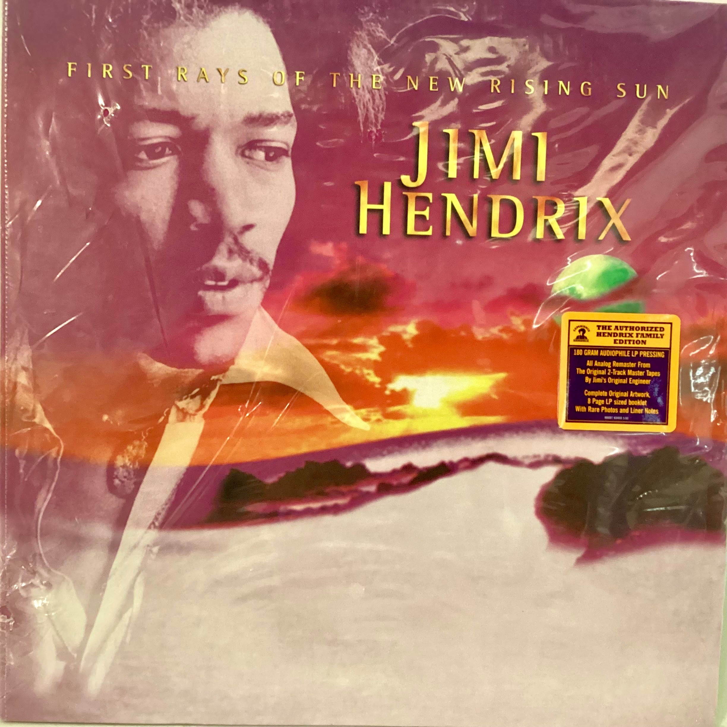 JIMI HENDRIX SEALED VINYL LP ‘FIRST RAYS OF THE NEW RISING SUN’. Another Hendrix family authorized