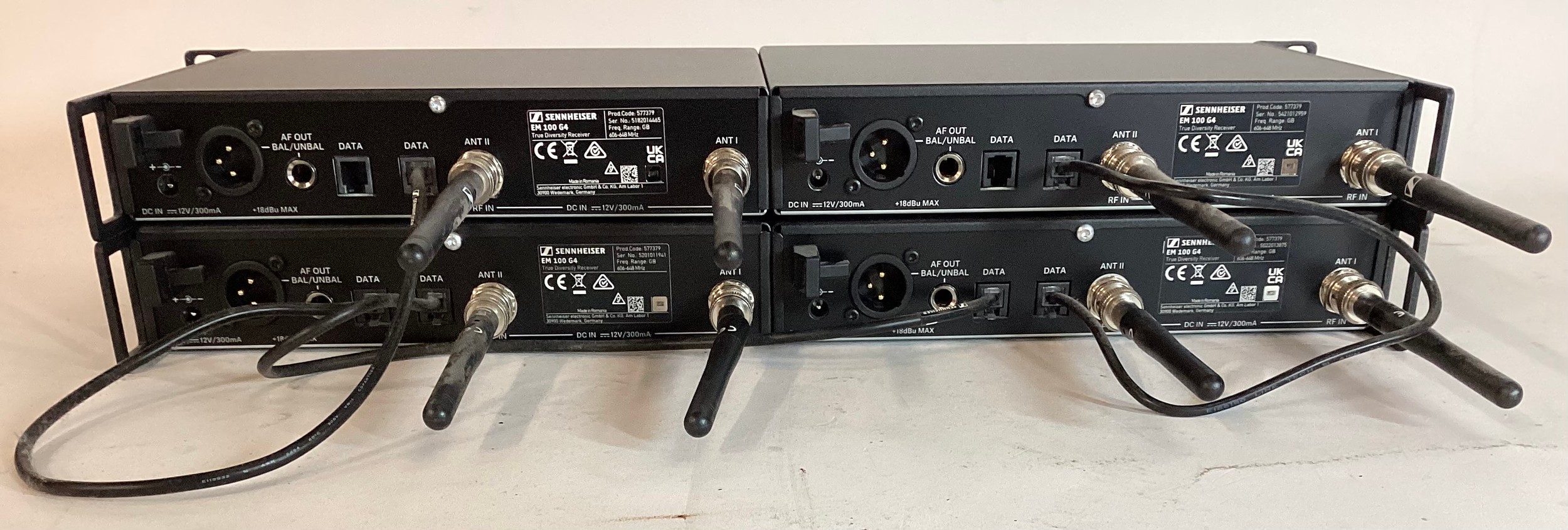 SENNHEISER WIRELESS MICROPHONE RECEIVERS. These are model No. EW100 G4-GB and come untested as no - Bild 2 aus 2