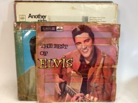COLLECTION OF VARIOUS ALBUMS AND 10” VINYL RECORDS. This lot includes Elvis Presley x 2 picture