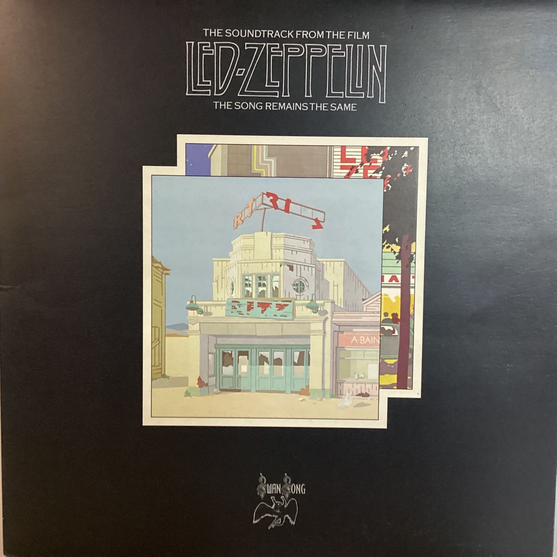 LED ZEPPELIN VINYL LP ‘THE SONG REMAINS THE SAME’. A first pressing Swan Song SSK89402 gatefold