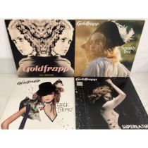 GOLDFRAPP VINYL LP RECORDS X 4.
