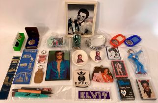 ELVIS PRESLEY MOMENTO’S FROM GRACELAND. Great quality items here collected by massive Elvis fan to