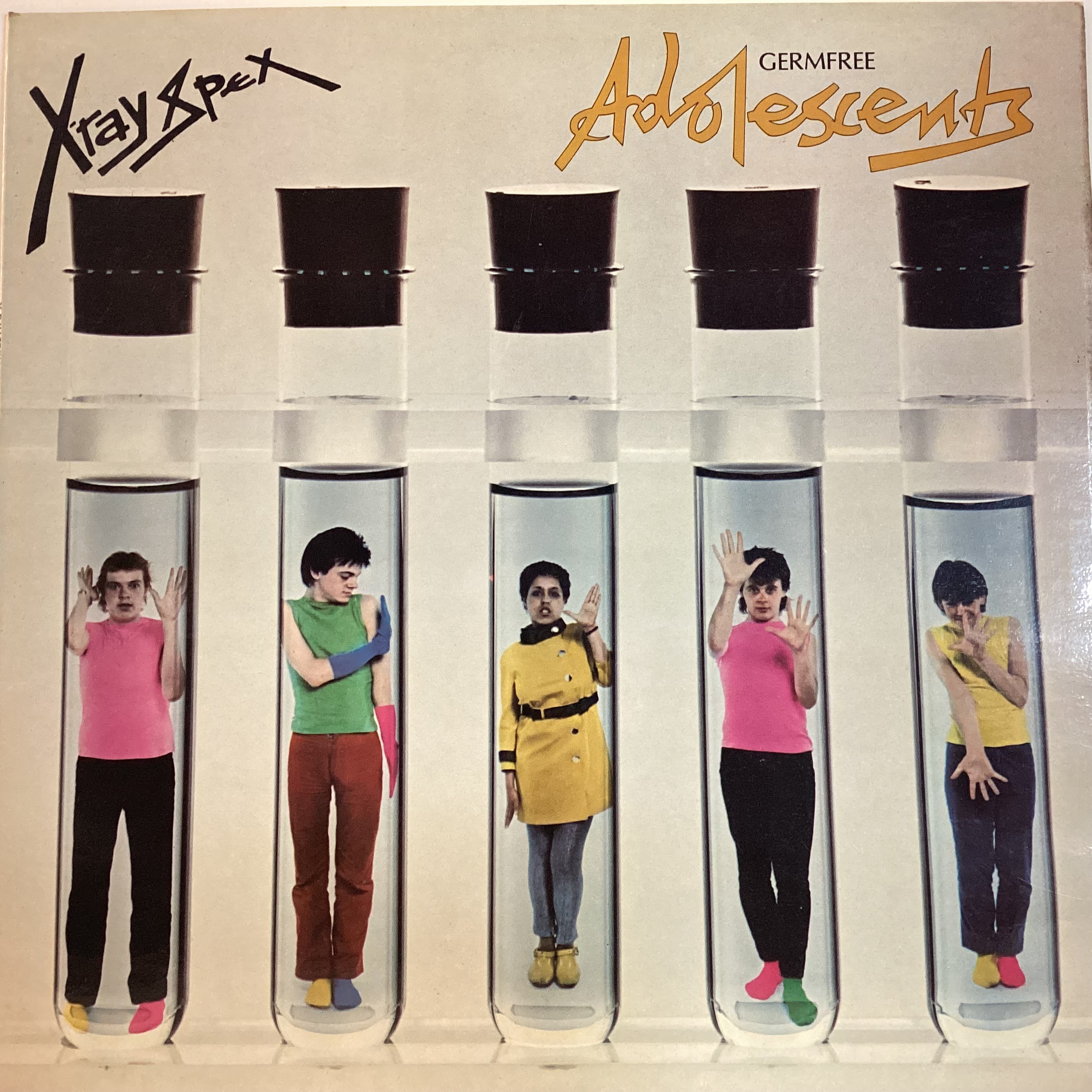 X-RAY SPEX ‘GERMFREE ADOLESCENTS’ VINYL LP RECORD. Original copy here from 1978 on EMI Records INS