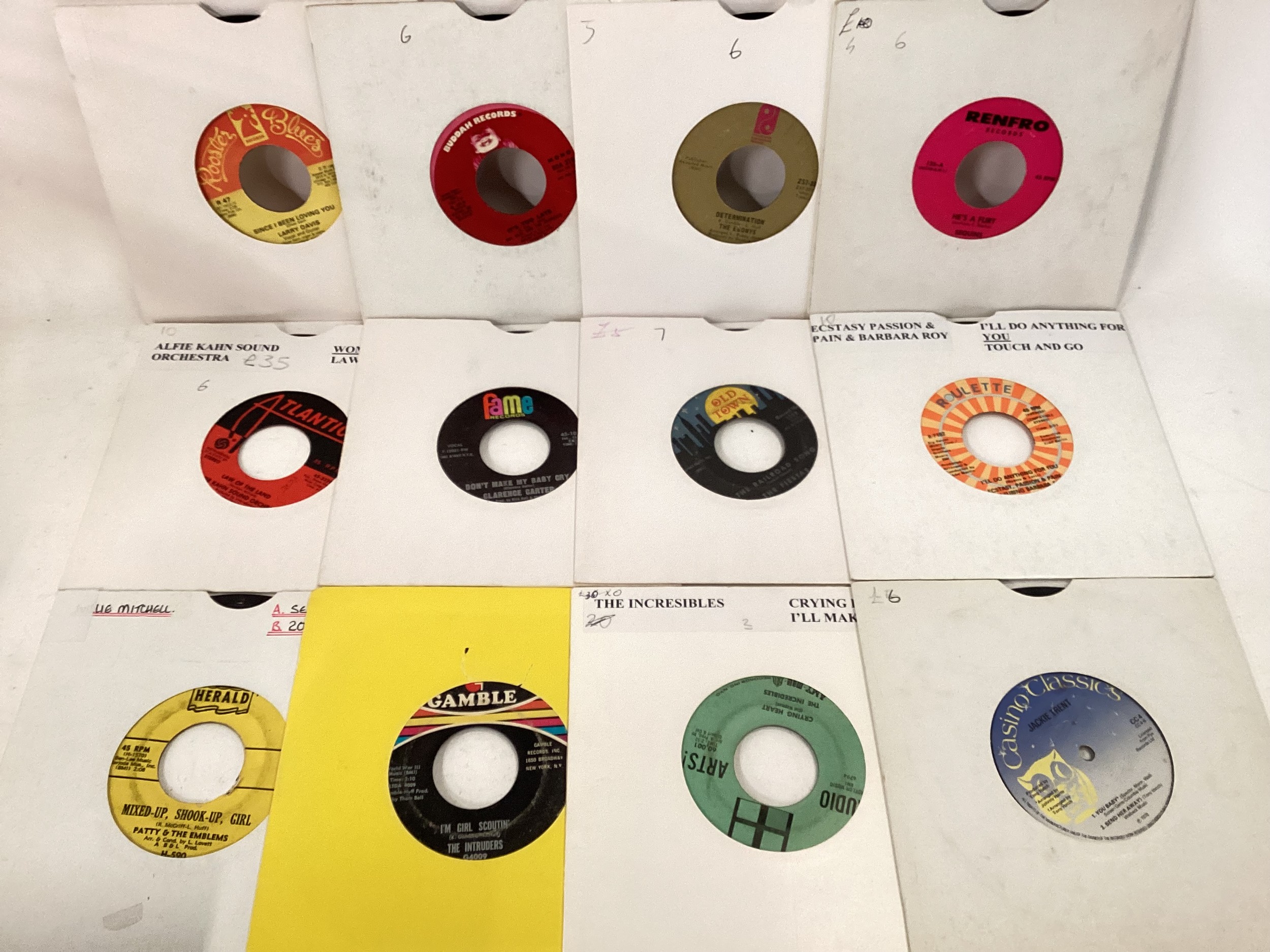 BOX OF VARIOUS USA SOUL RELATED RECORDS. The singles here are mainly American and have the large - Bild 2 aus 4