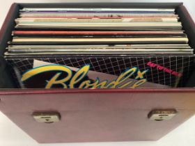 CASE OF VARIOUS ROCK AND POP VINYL LP RECORDS. To include - Fleetwood Mac - The Band - Elvis Presley