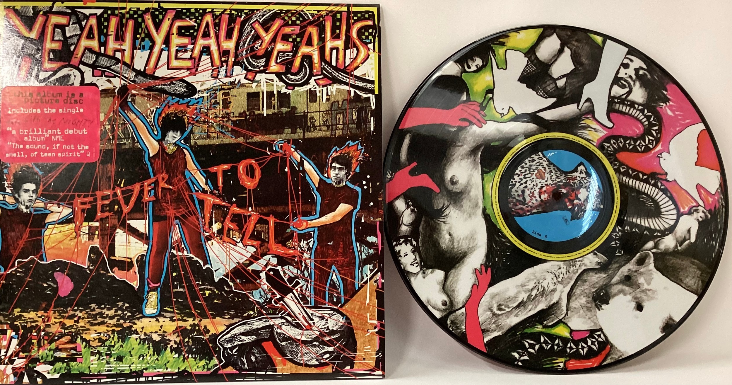 YEAH YEAH YEAH'S - FEVER TO TELL PICTURE DISC VINYL LP. Here from 2003 on Polydor Records Made in