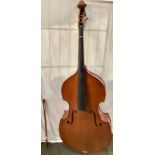DOUBLE BASS MUSICAL INSTRUMENT. This comes complete with a bow and in a soft black carry case. 68”