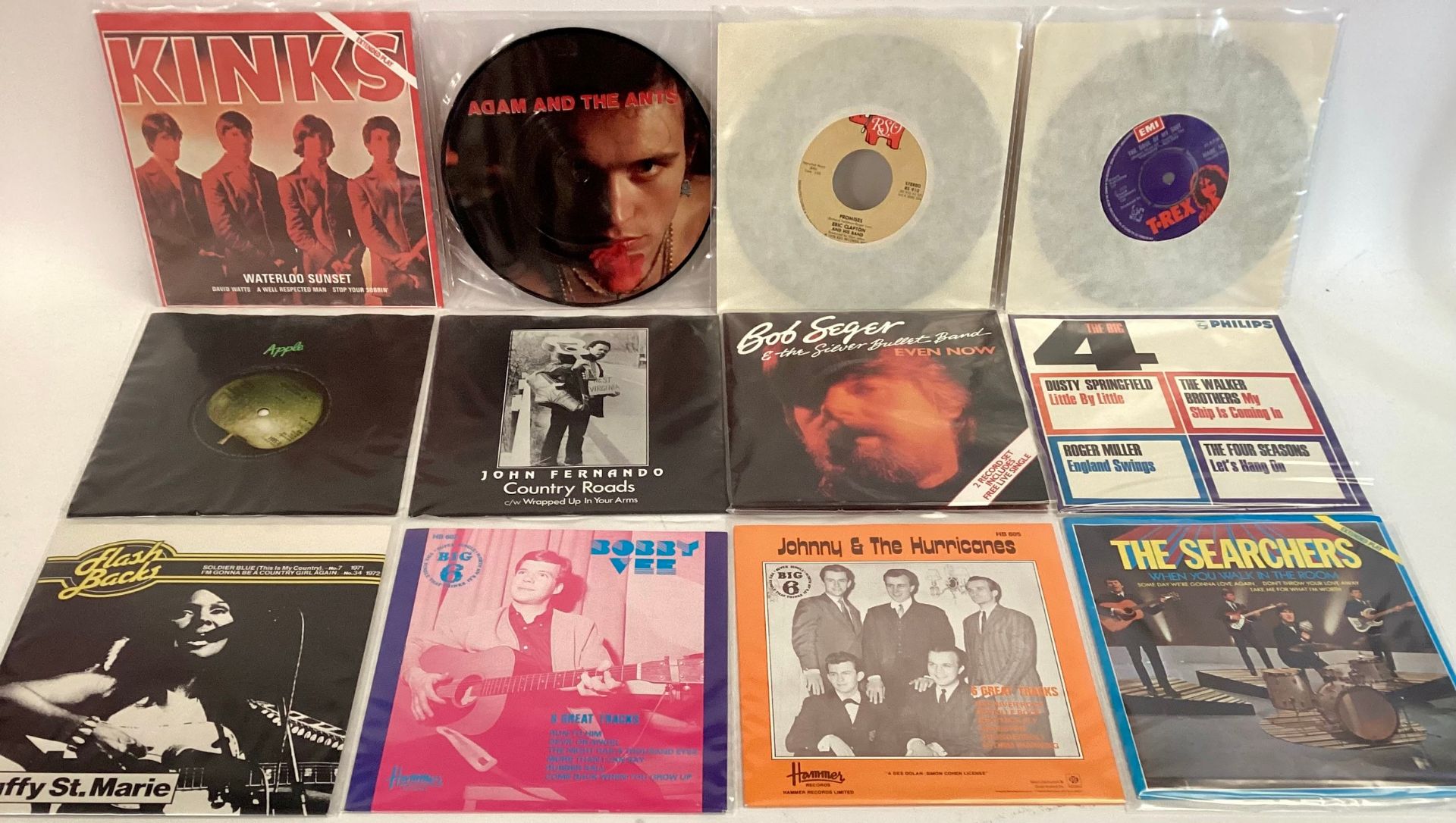 CASE OF VARIOUS HIT SINGLES. This is a collection of 45rpm records which include a lot of reissued - Image 2 of 3