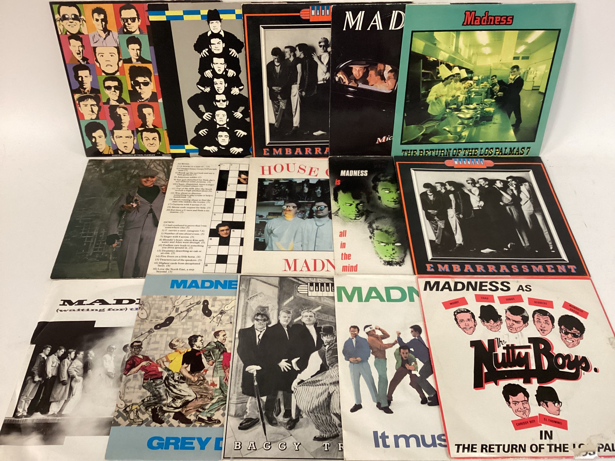 COLLECTION OF 23 MADNESS 7” SINGLES. This set consists mainly of picture sleeve singles and are