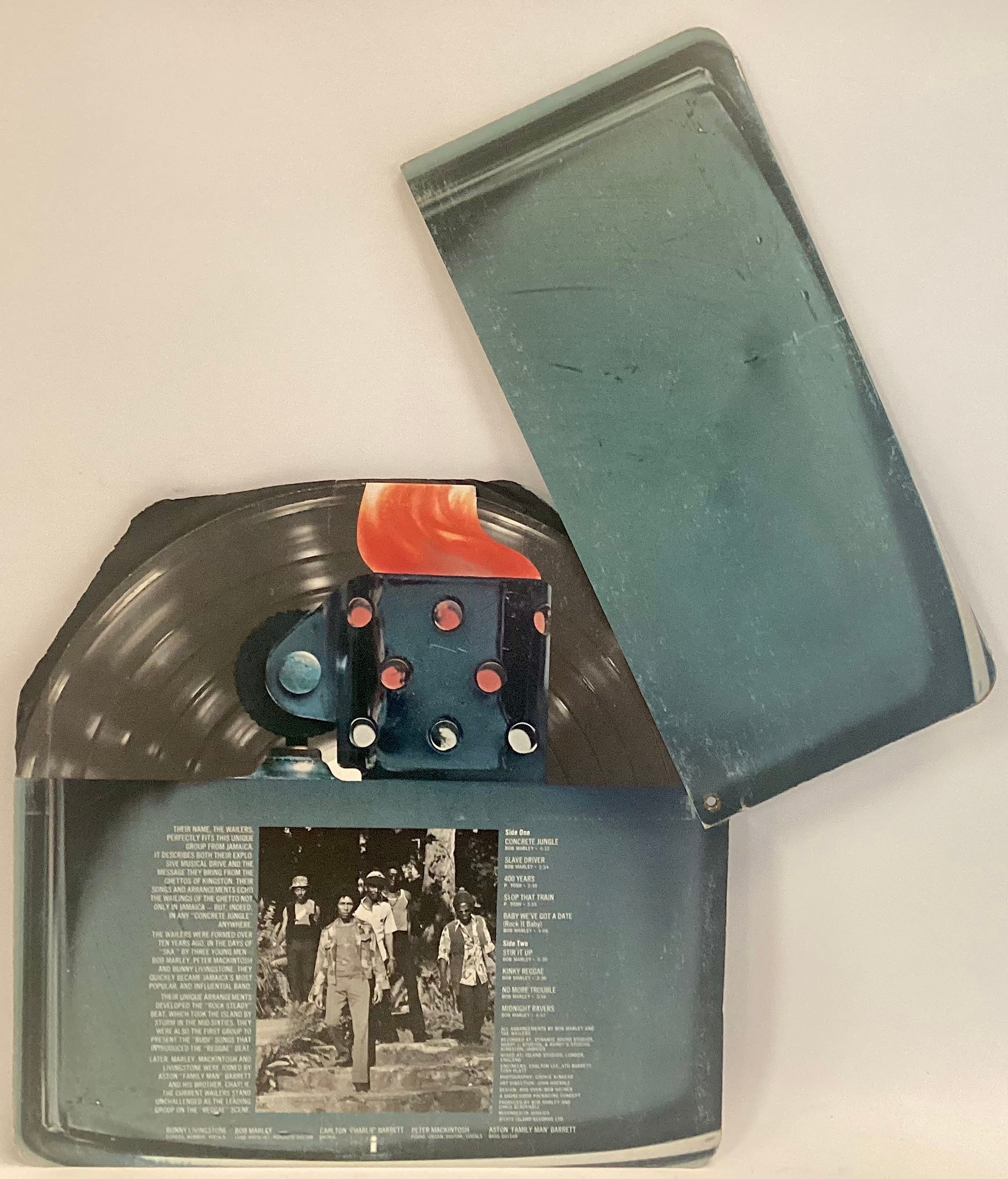 BOB MARLEY AND THE WAILERS LP ‘CATCH A FIRE’ IN RARE ZIPPO LIGHTER SLEEVE. From 1973 on Island - Image 4 of 6