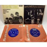 THE ROLLING STONES VINYL 45RPM SINGLES AND E.P’S. 4 in total here to include self titled extended