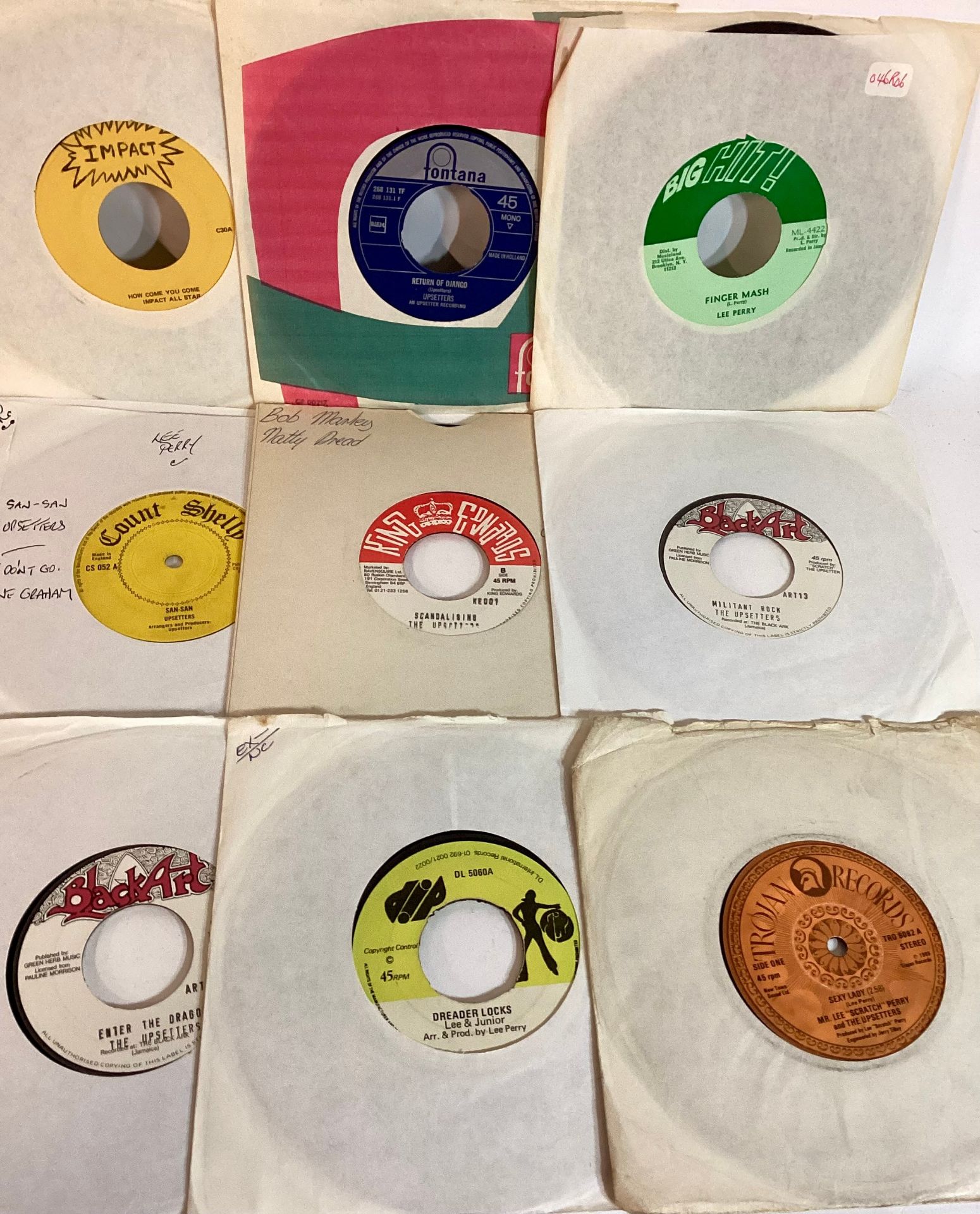 COLLECTION OF LEE SCRATCH PERRY AND THE UPSETTERS VINYL SINGLES. In this lot we have a total of 15 - Image 2 of 3