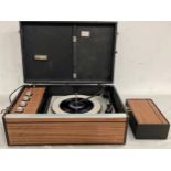 ALBA PORTABLE STEREO RECORD PLAYER. This is a four speed record player and is fully automatic and