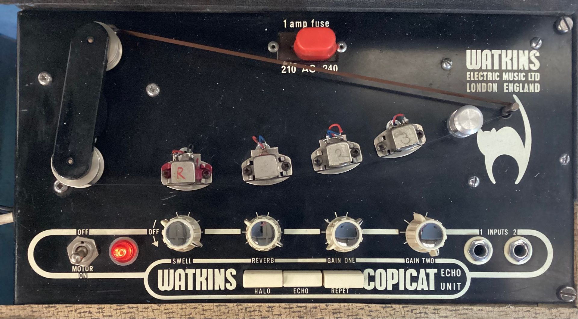WATKINS / WEM COPICAT ECHO UNIT. The Copicat was the first independent tape loop echo unit to exist. - Image 2 of 6