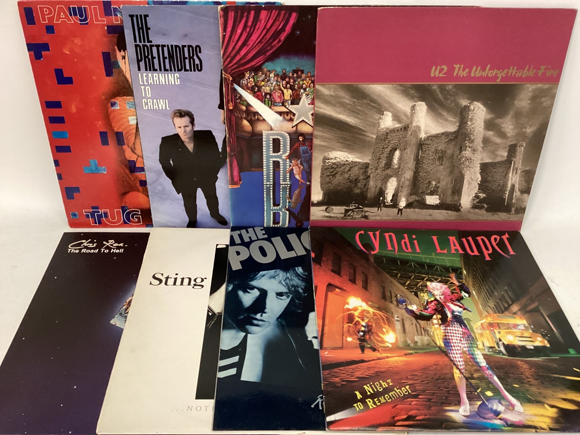 LARGE BOX OF VARIOUS ROCK AND POP RELATED VINYL ALBUMS. Artists in this lot include - Dire Straits - - Image 3 of 5