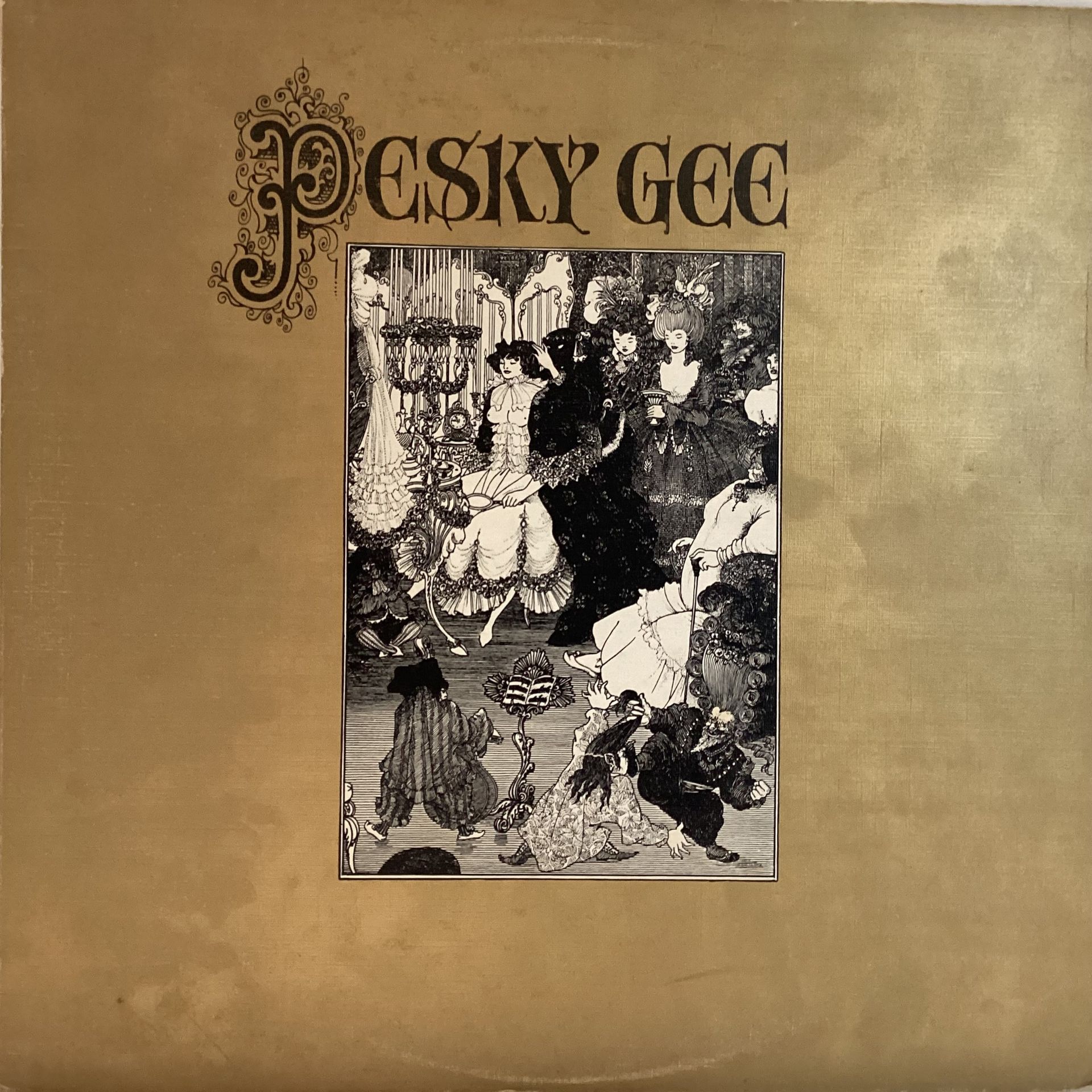 PESKY GEE ‘EXCLAMATION MARK’ MONO UK VINYL ALBUM. Rare original MONO copy made in UK – textured