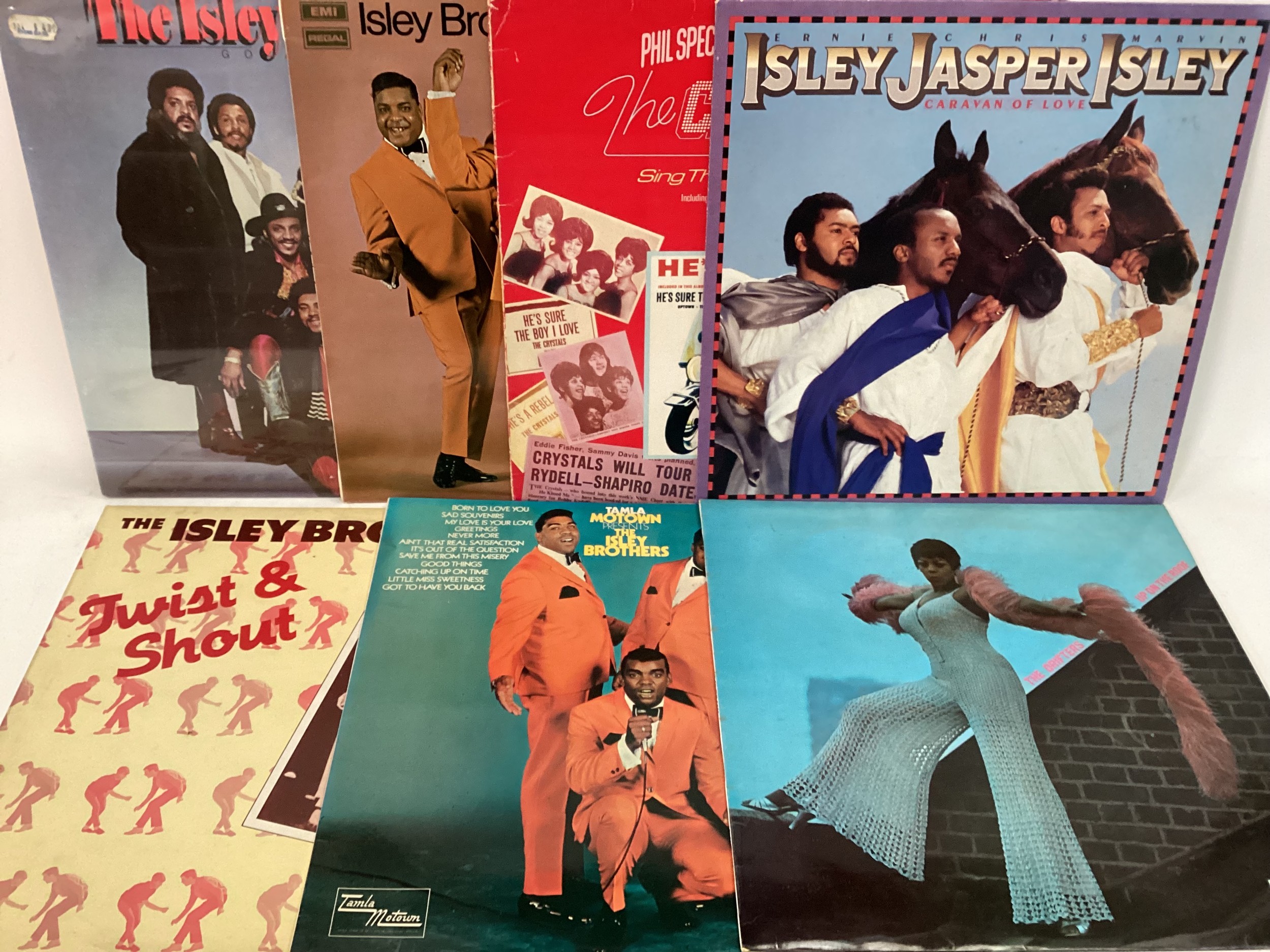 PACK OF VINYL SOUL / MOTOWN VINYL LP RECORDS. Artists here include - Isley Brothers - The Drifters - - Image 3 of 3