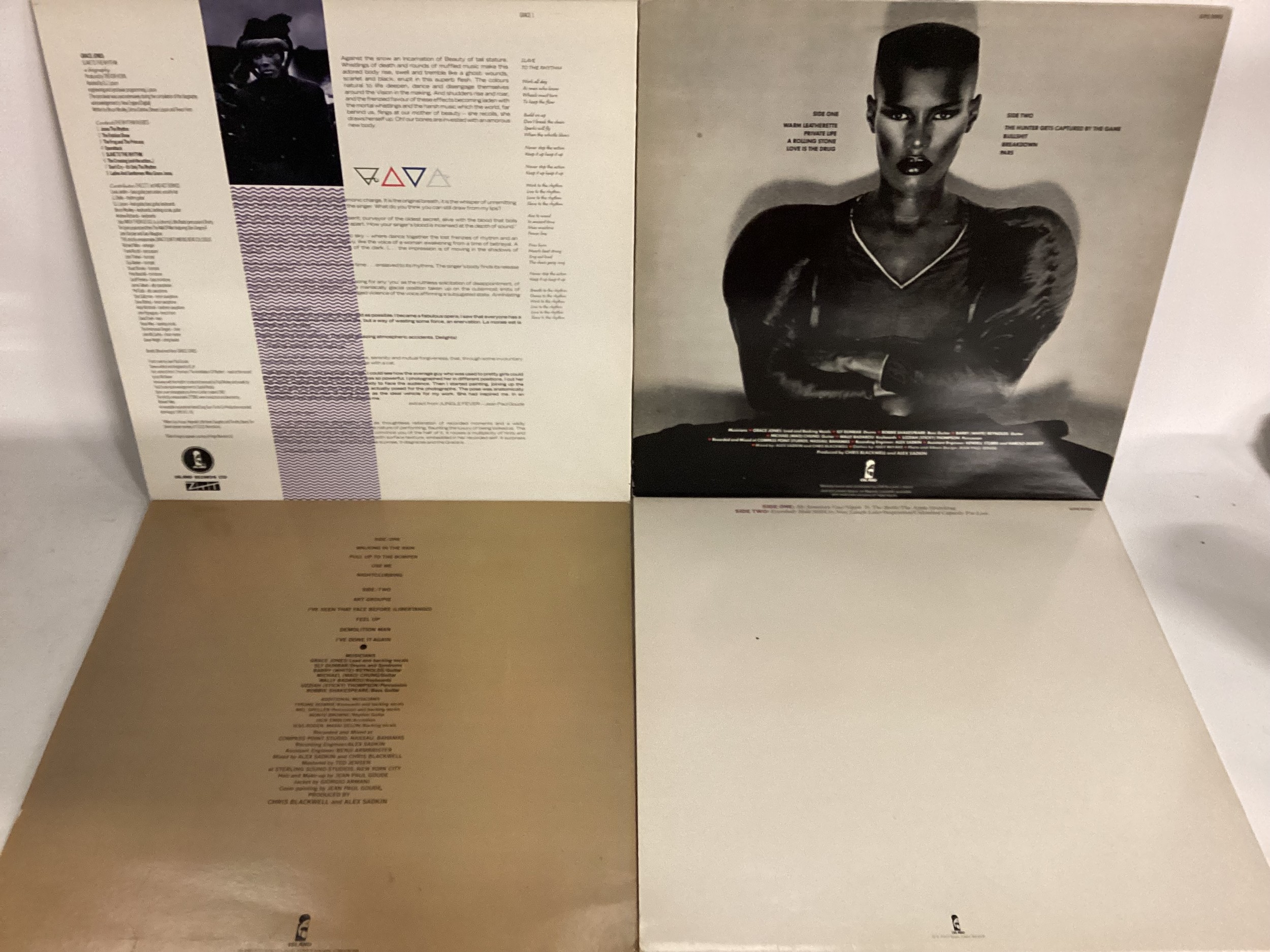 GRACE JONES VINYL LP RECORDS X 4. - Bild 2 aus 2