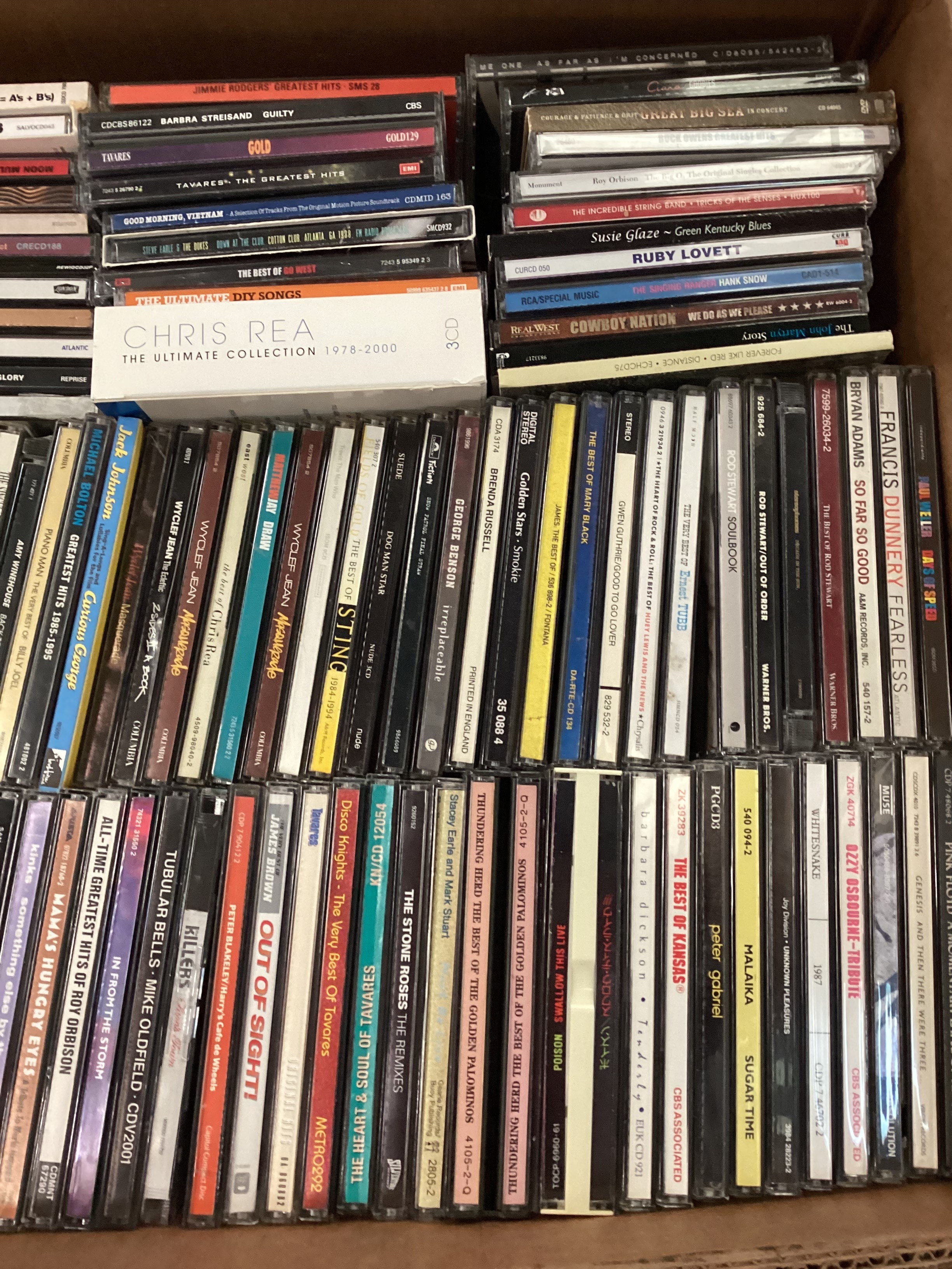 LARGE BOX OF VARIOUS ROCK AND POP COMPACT DISCS. Contained here is a mixture of artists to include - - Image 3 of 4