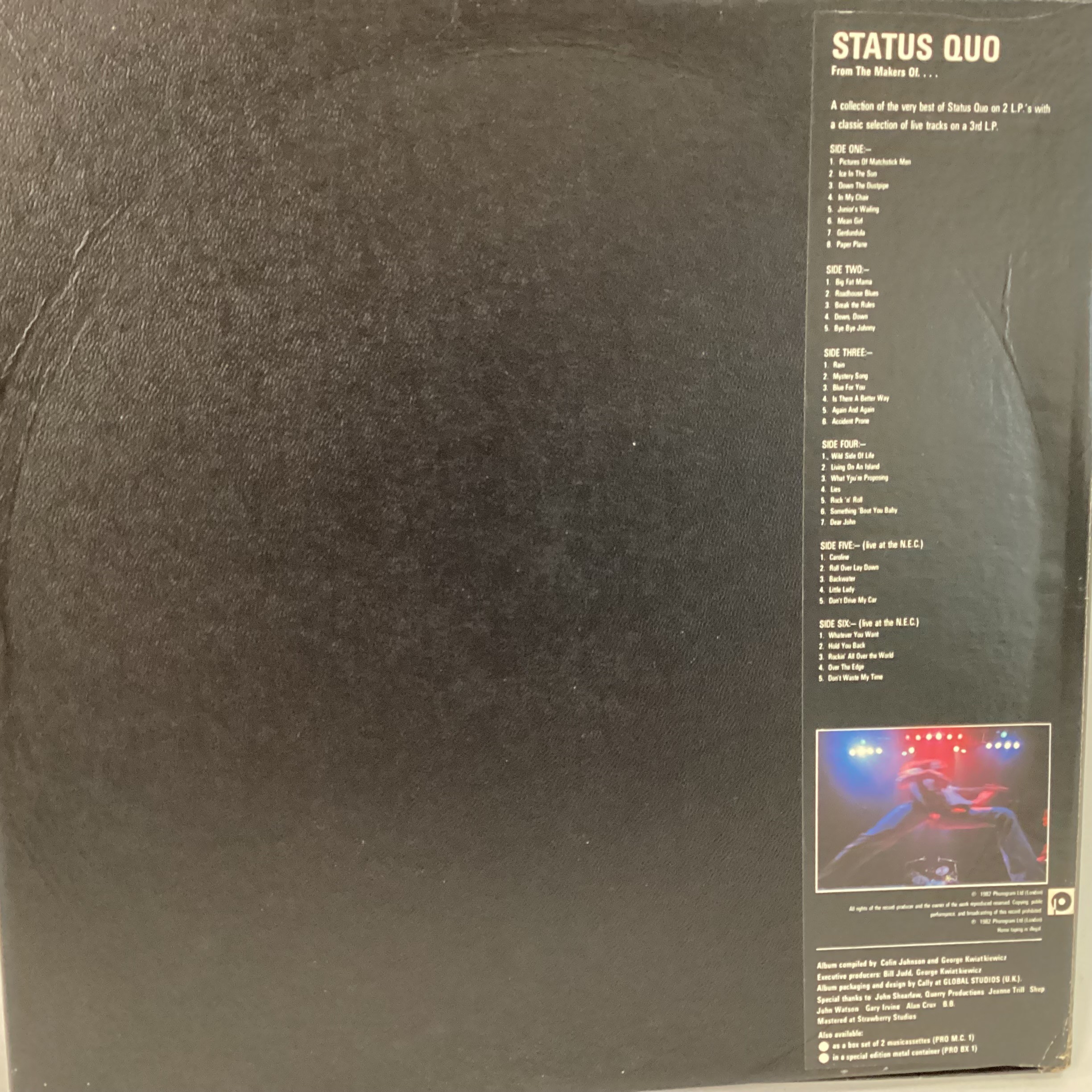 STATUS QUO BOX SET OF VINYL ALBUMS. This is called ‘From The Makers Of…..’ and is presented in - Image 2 of 3