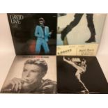 SELECTION OF 4 DAVID BOWIE VINYL LP RECORDS. Titles are as follows - ‘The Man Who Sold The World’ on