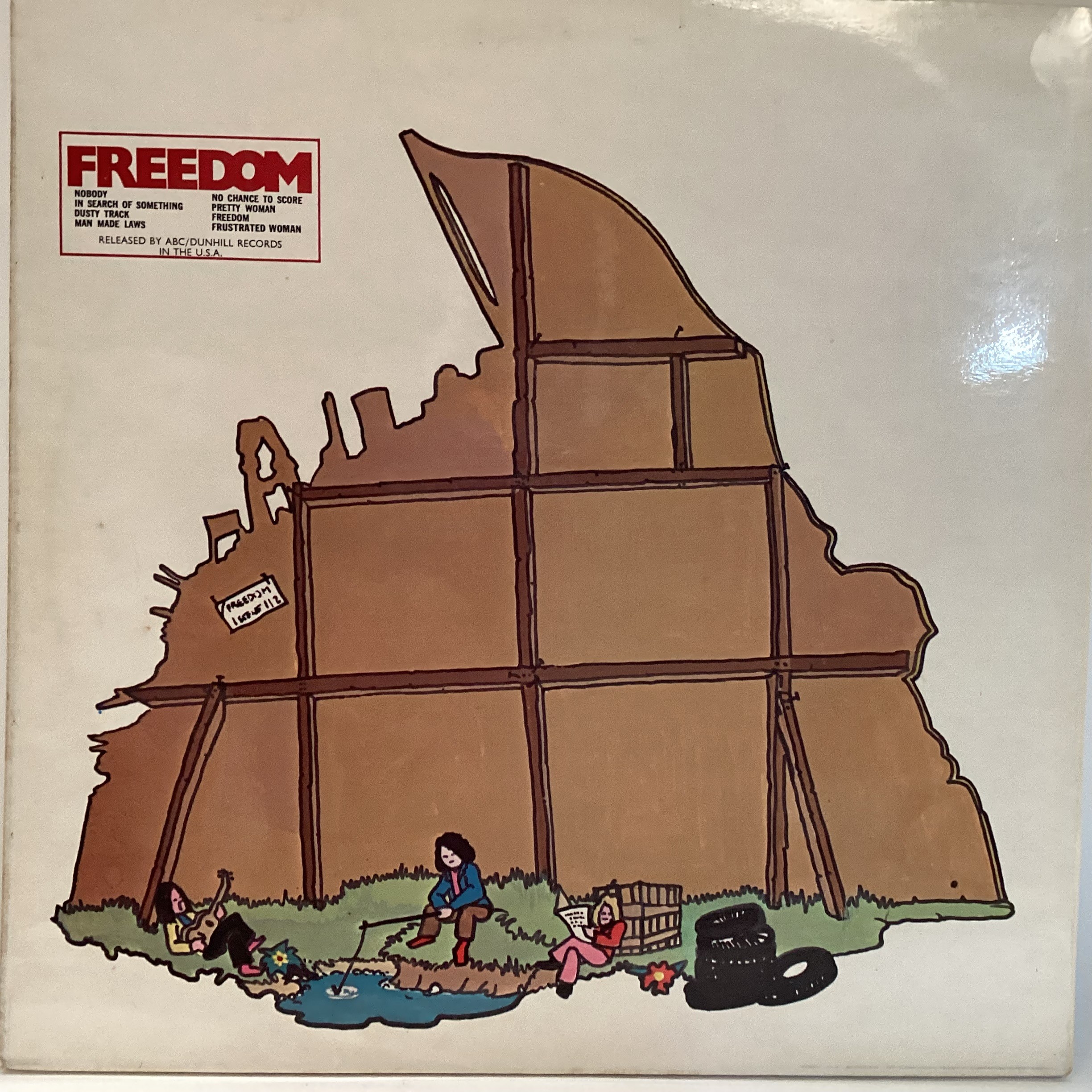 FREEDOM SELF TITLED LP ORIGINAL VINYL. This is a rare copy of Freedom's Self Titled album, their 3rd - Image 2 of 5