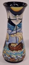 Moorcroft vase in the "Winds of Change" pattern signed and stamped to base 31cm tall.