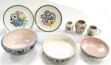 Poole Pottery quantity of traditional to include bowls, plates and others (8)